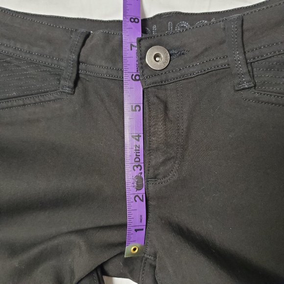 DL1961 'Harlow' Moto Black Skinny Jeans NWOT - Picture 10 of 12